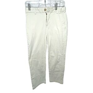 Boys VINEYARD VINES Tan Light Beige Chino Club Pants Size 16 Adjustable Waist